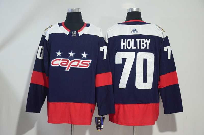 Washington Capitals #70 Braden Holtby Navy 2018 NHL Stadium Series Adidas Stitched Jersey